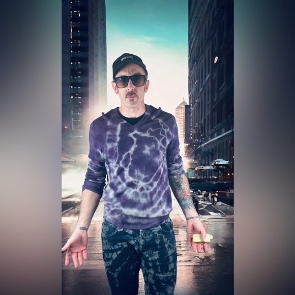 Good Treasures Custom Banana Republic V Neck Extra Fine Merino Wool Sweater  L - Picture 5 of 9